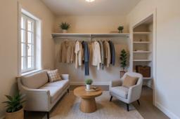 Home staging dressing
