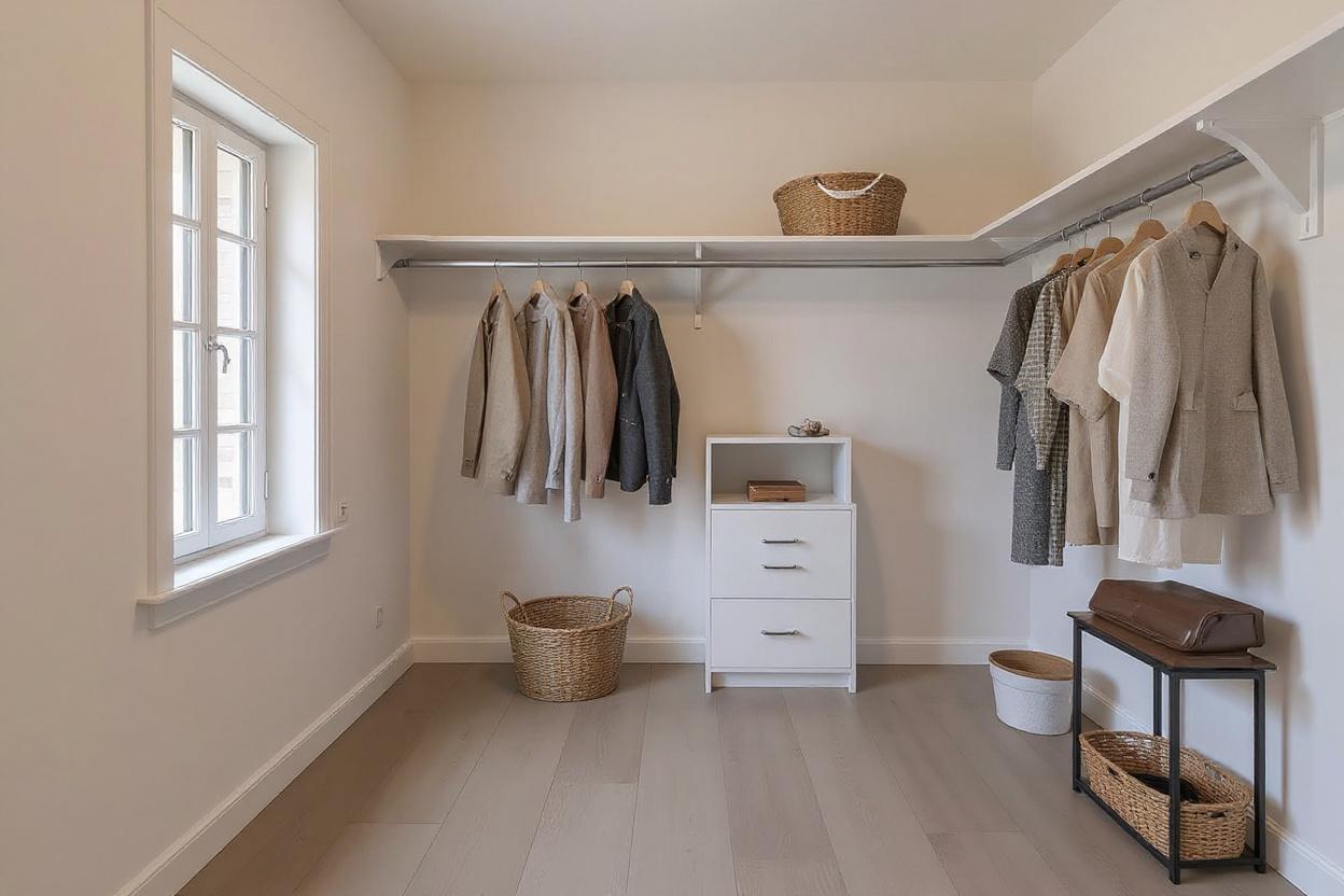 Home staging dressing : ambiance Minimaliste