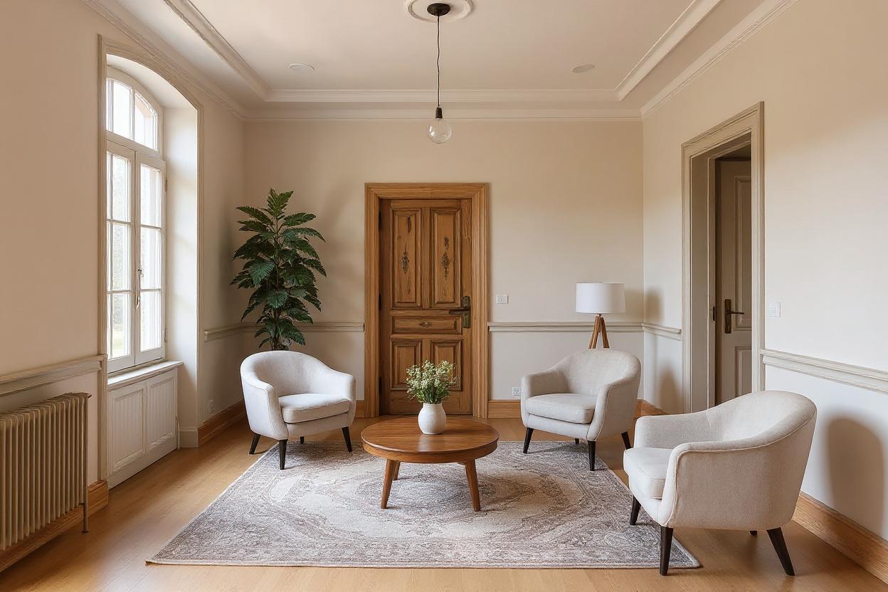 Entrée après home staging virtuel avec ChangeTonIntérieur