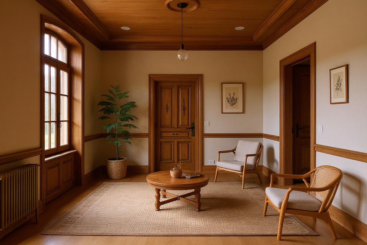 Home staging entrée : ambiance Japandi