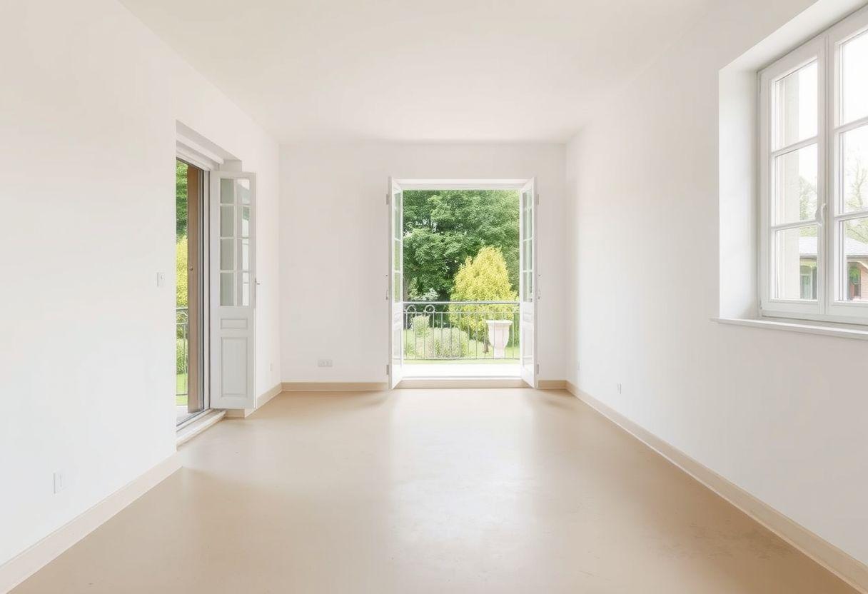 Extérieur vide, avant home staging