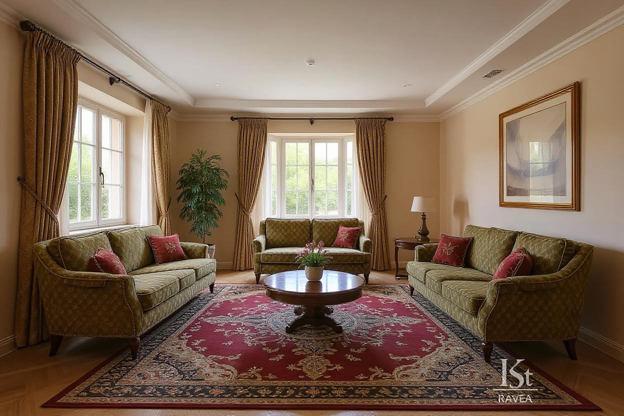 Home staging lobby d'hôtel : ambiance Palace luxueux