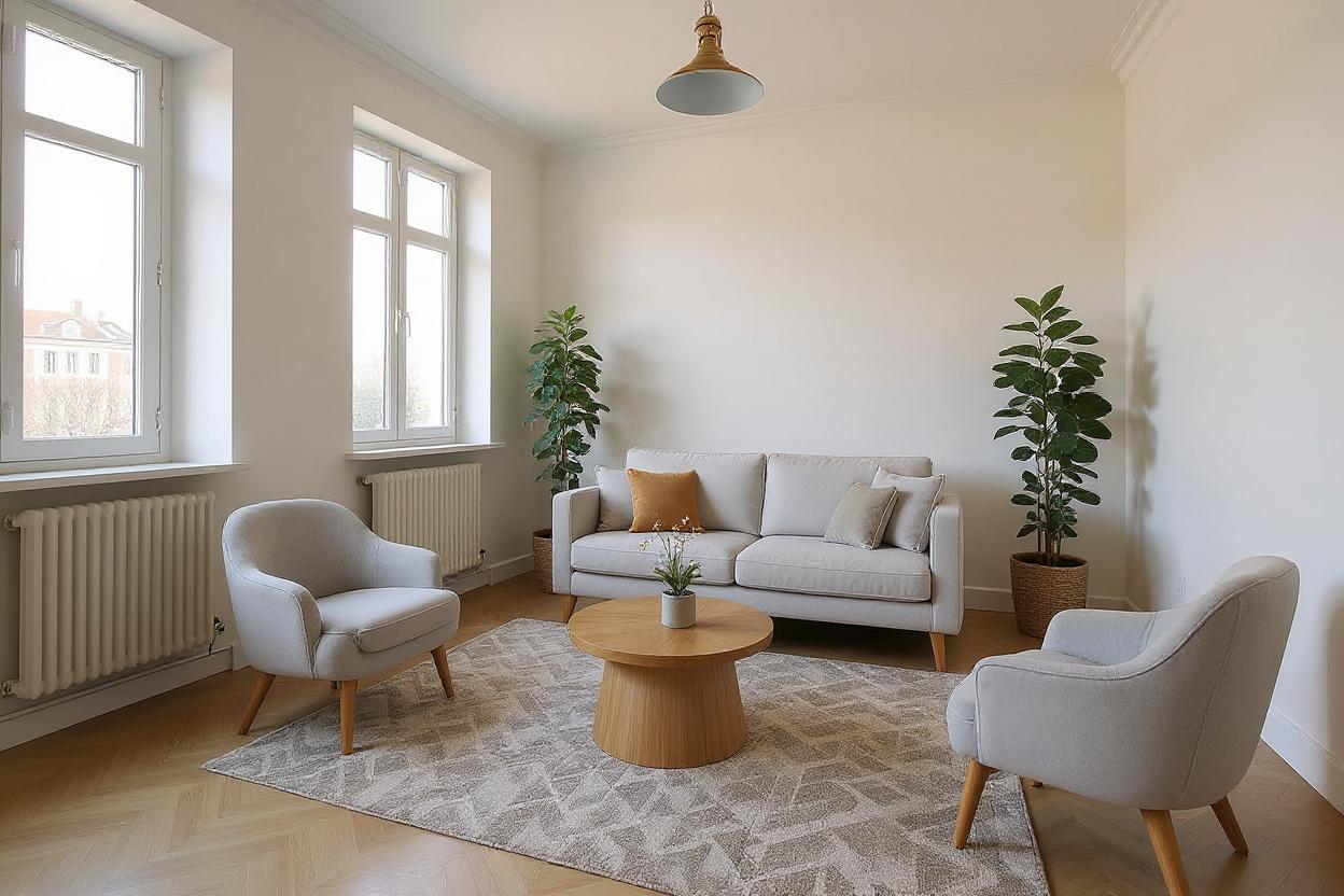 Studio podcast après home staging virtuel avec ChangeTonIntérieur