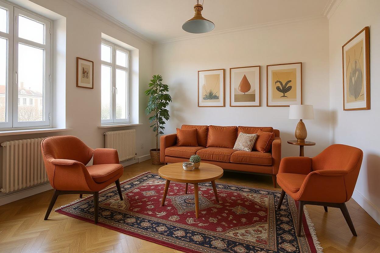Home staging studio podcast : ambiance Mid-Century Modern