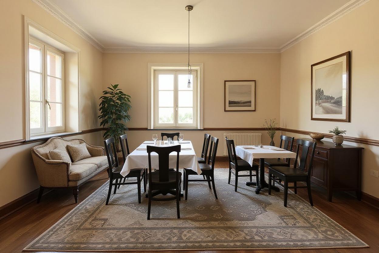 Restaurant après home staging virtuel avec ChangeTonIntérieur