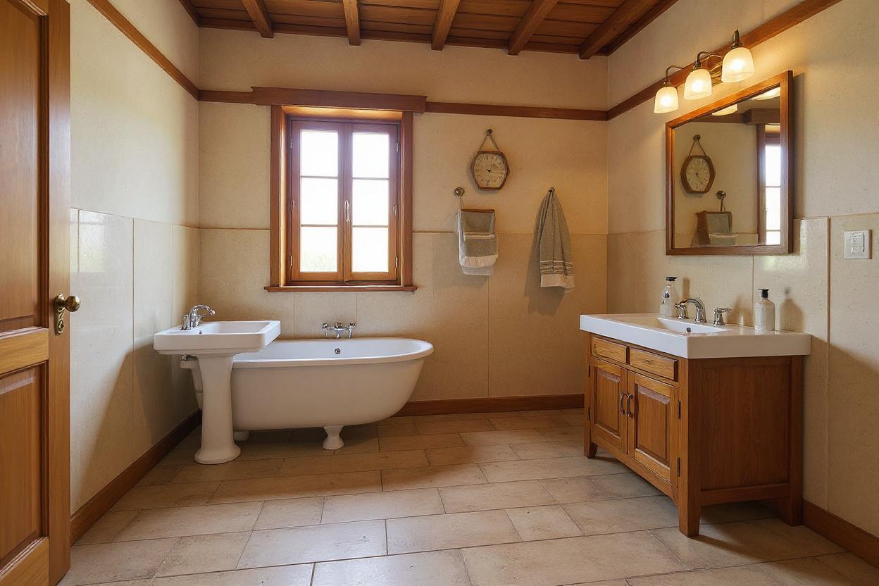 Home staging salle de bain : ambiance Japandi