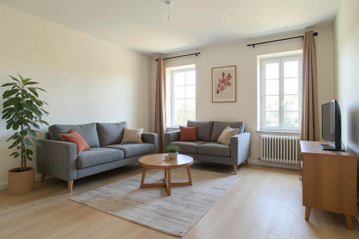 Home staging salon : ambiance Scandinave