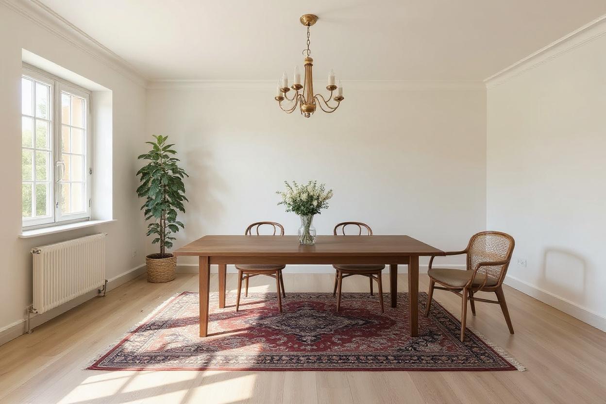Home staging salle à manger : ambiance Scandinave