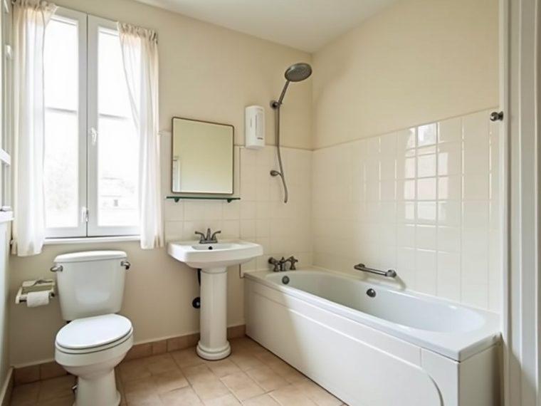 Salle de bain avant transformation
