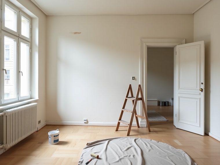 Pièce vide avant transformation
